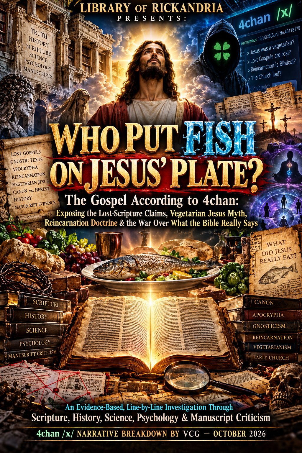WHO PUT FISH ON JESUS’ PLATE? The Gospel According to 4chan: Exposing ...
